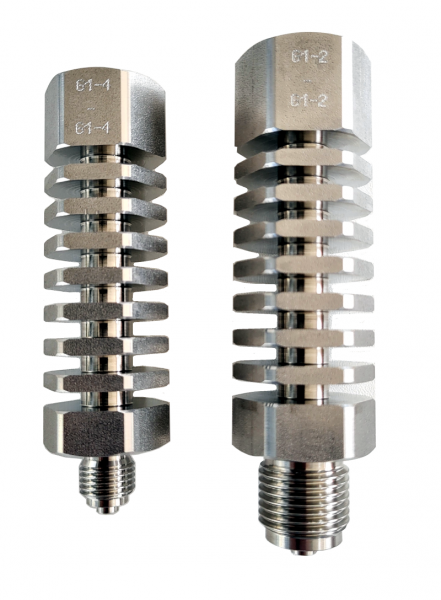 Kühlelment - Vorschalt-Anschlussstück - Manometer - Drucksensor